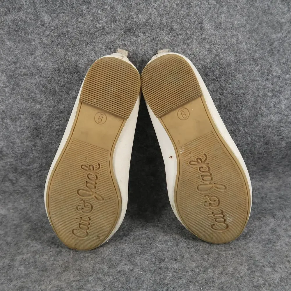 Cat & Jack Shoes Kids Toddler Girls 9 Ballet Flat Mary Jane Strap Slip On Bow